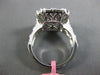 LARGE 2.88CT DIAMOND 18KT WHITE GOLD 3D SQUARE OCTAGON FILIGREE ANNIVERSARY RING