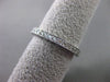 ANTIQUE .70CT DIAMOND 14KT WHITE GOLD MILGRAIN ETERNITY ANNIVERSARY RING #19607