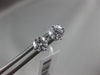 ESTATE .93CT ROUND DIAMOND 14KT WHITE GOLD SOLITAIRE 4 PRONG SCREW BACK EARRINGS