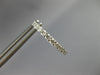 ESTATE .50CT DIAMOND 14KT WHITE GOLD 3D CLASSIC ROUND HUGGIE HOOP EARRINGS