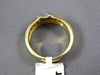 ESTATE .35CT DIAMOND 14KT WHITE & YELLOW GOLD 3D "X" DESIGN COCKTAIL RING #5180
