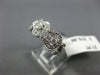 ESTATE .21CT DIAMOND 14KT WHITE GOLD 3D ETOLIE MILIGRAIN FILIGREE OVAL FUN RING