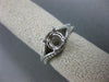 ESTATE .45CT DIAMOND 14KT WHITE GOLD V SHAPE CLASSIC SEMI MOUNT ENGAGEMENT RING