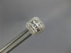 .54CT DIAMOND 18KT WHITE GOLD 3D ROUND & BAGUETTE CLUSTER SQUARE STUD EARRINGS