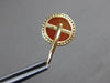 ESTATE 7.30CT DIAMOND & RED AGATE 14KT YELLOW GOLD ROUND HALO LEVERBACK EARRINGS