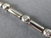 ESTATE .76CT DIAMOND 14KT WHITE GOLD 3D ETOILE BEZEL BY THE YARD TENNIS BRACELET