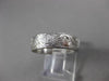 ANTIQUE 14K WHITE GOLD 3D HANDCRAFTED FILIGREE ETERNITY WEDDING BAND RING #23258