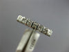 .53CT DIAMOND 14KT WHITE GOLD 3D 7 STONE PRINCESS WEDDING ANNIVERSARY RING #1223