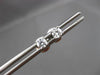 ESTATE .50CT DIAMOND 14KT WHITE GOLD CLASSIC SCREW BACK STUD EARRINGS #19452