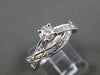 ESTATE 1.0CT DIAMOND 14KT WHITE GOLD 3D INFINITY ENGAGEMENT RING AGL CERTIFIED