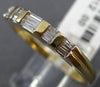 ESTATE .75CT BAGUETTE DIAMOND 14KT YELLOW GOLD CLASSIC WEDDING ANNIVERSARY RING