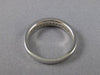 ESTATE .25CT DIAMOND 18K WHITE GOLD 3D SEMI ETERNITY CHANNEL ANNIVERSARY RING