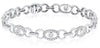 ESTATE 2.05CT DIAMOND 14KT WHITE GOLD 3D CLASSIC ETOILE OVAL TENNIS BRACELET