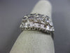 ANTIQUE WIDE .50CT DIAMOND PLATINUM 3D FILIGREE WEDDING ANNIVERSARY RING #26220