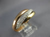 ESTATE .71CT DIAMOND 14KT TRI COLOR GOLD ETERNITY TRINITY ANNIVERSARY LOVE RING