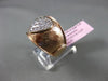 ANTIQUE WIDE .20CT DIAMOND 14KT WHITE & ROSE GOLD HEART ITALIAN ETOILE FUN RING