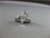 ESTATE LARGE 1.75CT ROUND DIAMOND 18KT WHITE GOLD 3D PAVE STAR CLIP ON EARRINGS