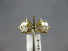 ESTATE .90CT DIAMOND 14KT YELLOW GOLD PRINCESS SEMI MOUNT ENGAGEMENT RING #16536