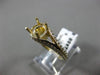ESTATE .45CT DIAMOND 14K YELLOW GOLD FOUR PRONG ROUND SEMI MOUNT ENGAGEMENT RING