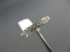 ESTATE .49CT DIAMOND 14KT WHITE GOLD 3D FILIGREE SEMI ETERNITY ANNIVERSARY RING