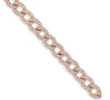 LARGE 5.74CT DIAMOND 14KT ROSE GOLD 3D MULTI ROW CUBAN LINK TENNIS BRACELET