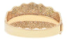 18.04CT WHITE & MULTI COLOR DIAMOND 18KT ROSE GOLD 3D COCKTAIL BANGLE BRACELET