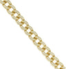 ESTATE LARGE 2.15CT DIAMOND 14KT YELLOW GOLD 3D CLASSIC CUBAN TENNIS BRACELET