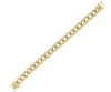ESTATE LARGE 2.15CT DIAMOND 14KT YELLOW GOLD 3D CLASSIC CUBAN TENNIS BRACELET