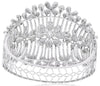 EXTRA LARGE 12.33CT DIAMOND 18KT WHITE GOLD 3D MULTI FLOWER CUFF BANGLE BRACELET