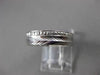 ANTIQUE 14K WHITE GOLD 3D HANDCRAFTED FILIGREE ETERNITY WEDDING BAND RING #18955