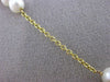 ESTATE PEARL 14KT YELLOW GOLD 3D MULTI PEARL BY THE YARD BEAD NECKLACE #24941