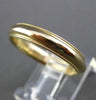 ESTATE 14KT YELLOW GOLD CLASSIC MILGRAIN WEDDING ANNIVERSARY RING 4mm #21654