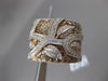 ESTATE LARGE 2.47CTW WHITE & FANCY DIAMOND 14KT ROSE GOLD 3D TREE OF LIFE RING