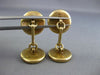 ESTATE AAA MOTHER OF PEARL 14KT YELLOW GOLD DOUBLE SIDED BEZEL CUFF LINKS #26425