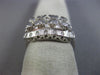 ANTIQUE WIDE .50CT DIAMOND PLATINUM 3D FILIGREE WEDDING ANNIVERSARY RING #26220