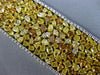 GIA WIDE 63.84CT WHITE & FANCY YELLOW DIAMOND 18KT 2 TONE GOLD TENNIS BRACELET