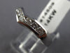 ESTATE .50CT DIAMOND 14KT WHITE GOLD V SHAPE CHANNEL ANNIVERSARY RING #14509