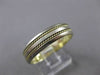 ESTATE WIDE 18KT YELLOW GOLD DOUBLE ROPE WEDDING ANNIVERSARY RING 5mm #23561