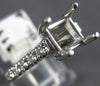 ESTATE .40CT DIAMOND 14KT WHITE GOLD 3D LUCIDA SEMI MOUNT ENGAGEMENT RING #16658