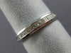 ESTATE .55CT PRINCESS DIAMOND 14KT WHITE GOLD 3D CHANNEL ANNIVERSARY RING #17304