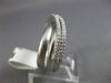 ESTATE WIDE .54CT DIAMOND 14KT WHITE GOLD 3D MULTI ROW CRISS CROSS INFINITY RING