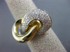 ESTATE .55CT DIAMOND 14K YELLOW GOLD CLASSIC INFINITY WEDDING ANNIVERSARY RING
