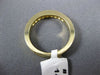 ESTATE .42CT DIAMOND 14KT YELLOW GOLD 3D CLASSIC CHANNEL ANNIVERSARY RING #14595