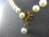 ESTATE EXTRA LONG AAA MULTI GEM 14K YELLOW GOLD HEART LARIAT NECKLACE #26587