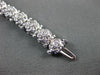 ESTATE WIDE 1.41CT DIAMOND 14KT WHITE GOLD ETOILE FILIGREE ROPE TENNIS BRACELET