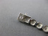 ANTIQUE 2.26CT ROUND DIAMOND 18KT WHITE GOLD 3D CIRCULAR TENNIS BRACELET #14542