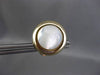ESTATE LARGE 14KT YELLOW GOLD AAA MOON STONE CIRCULAR CLIP ON EARRINGS #24221