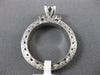 ESTATE 1.17CT DIAMOND PLATINUM 3D CLASSIC FILIGREE ENGAGEMENT LOVE RING #18702