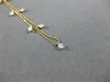 ESTATE .50CT DIAMOND 14KT YELLOW GOLD CLASSIC BY THE YARD FLOATING LOVE NECKLACE