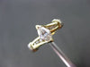 ANTIQUE .50CT DIAMOND 14K WHITE & YELLOW GOLD 3D TENSION ENGAGEMENT RING #11030